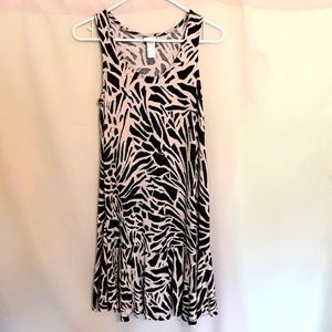 H&M animal print dress